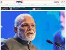 Tablet Screenshot of news18.com